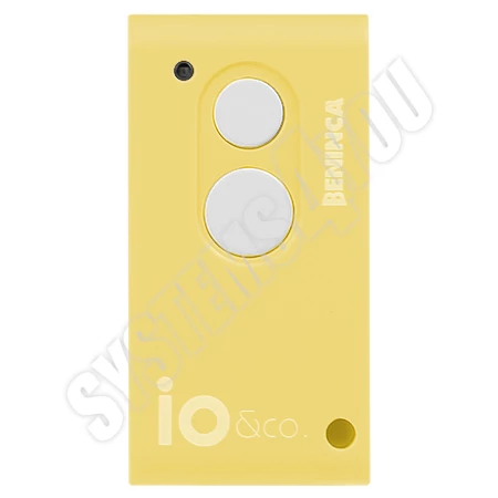 Remote transmitter Beninca IO.2WV – Yellow