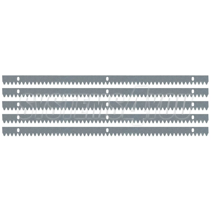 Steel gear rack 30 × 8 mm, M4, 5 m