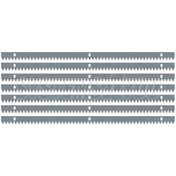 Steel gear rack 30 × 8 mm, M4, 7 m