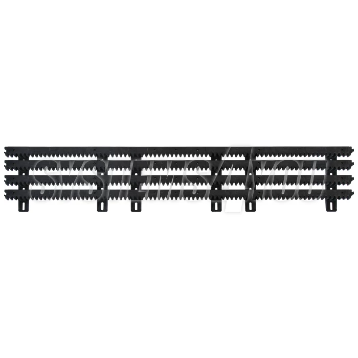 Plastic gear rack 30 × 20 mm, M4, 4 m