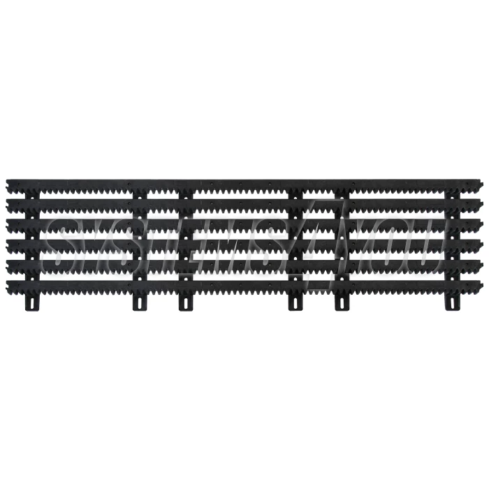 Plastic gear rack 30 × 20 mm, M4, 6 m