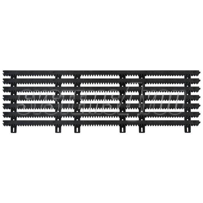Plastic gear rack 30 × 20 mm, M4, 7 m