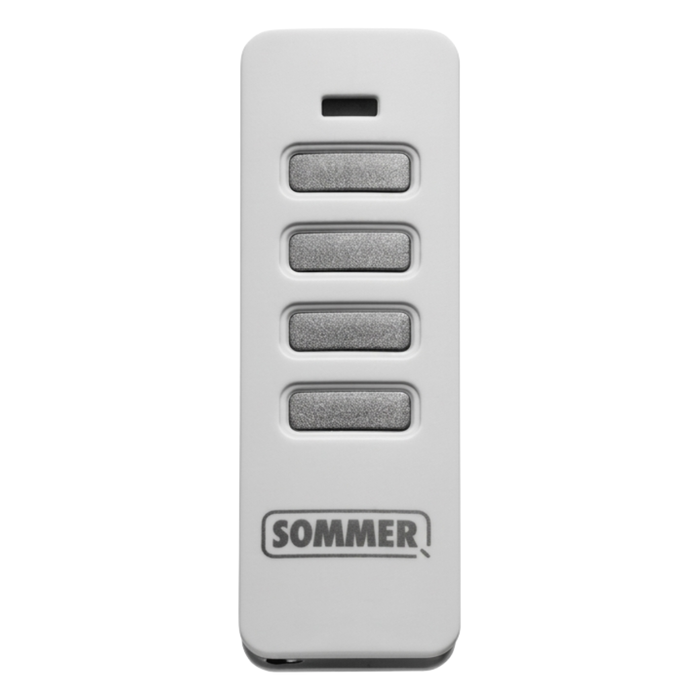 جهاز تحكم عن بعد Sommer Pearl – SOMloq2 – أبيض وفولاذ مقاوم للصدأ