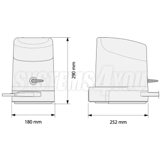 Svingportåbner Nice HOPP HO7224