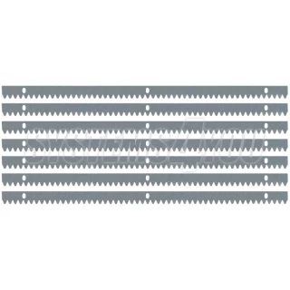 Steel gear rack 30 × 8 mm, M4, 7 m