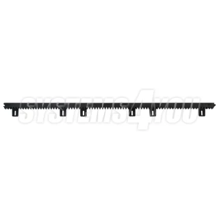 Plastic gear rack 30 × 20 mm, M4, 1 m