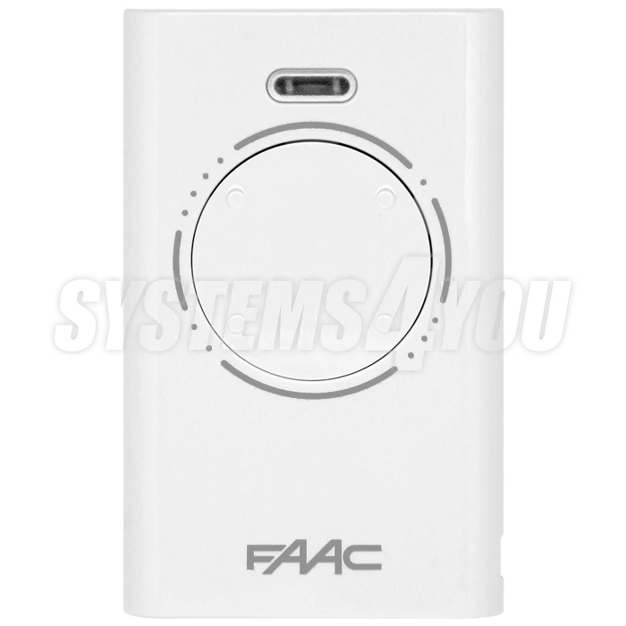 Remote transmitter FAAC XT4 433 SLH - White