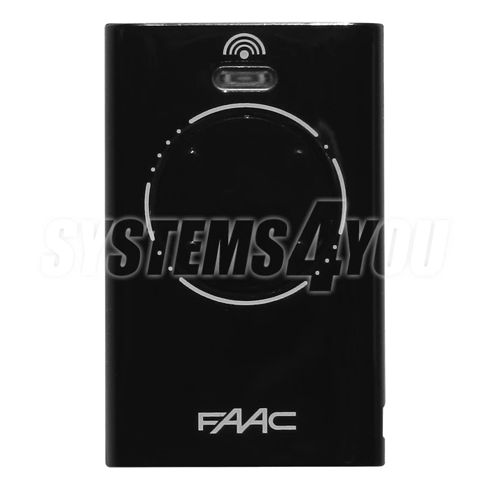 Remote transmitter FAAC XT4 868 SLH LR - black