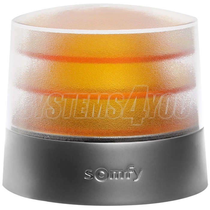 Flashing light Somfy - with embeded antenna and interrupter - 230V